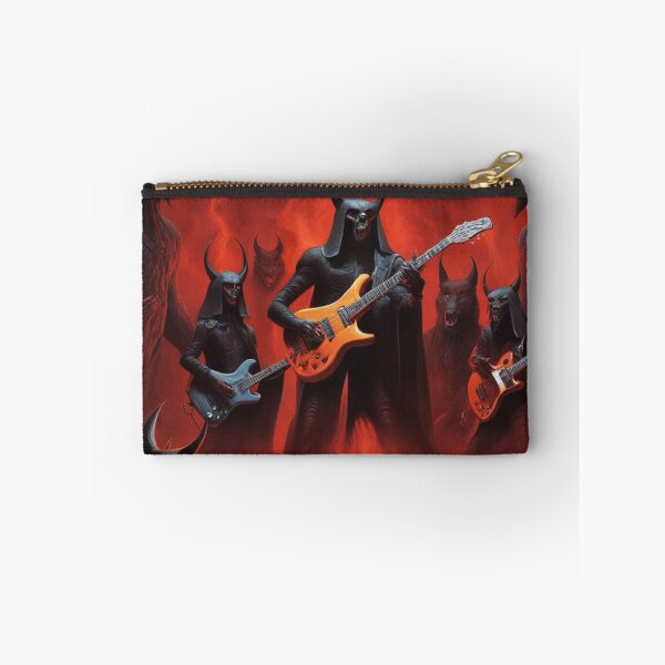 Item preview, Demons and Wolves Rocking Out with Guitars designed and sold by CaelumRaven.