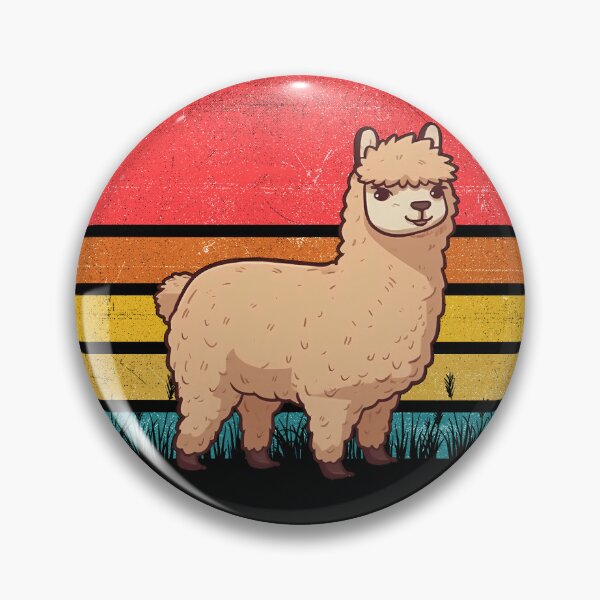 Artikelvorschau, Alpaca Vintage Retro Sunset entworfen und verkauft von rafaeltto.
