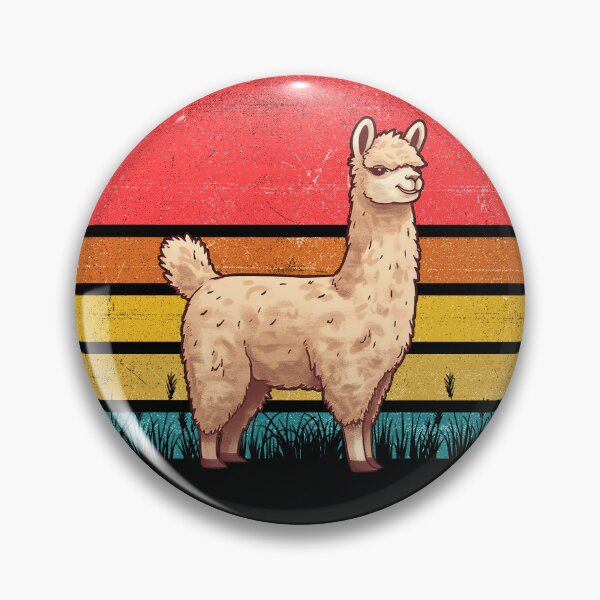 Artikelvorschau, Alpaca Vintage Retro Sunset entworfen und verkauft von rafaeltto.