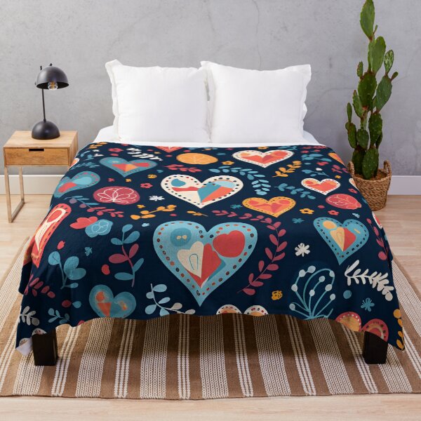 Item preview, Midnight Mini Heart and Paisley designed and sold by StudioThink.