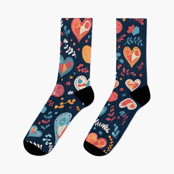 Item preview, Midnight Mini Heart and Paisley designed and sold by StudioThink.