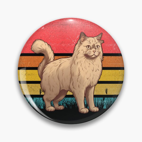 Item preview, American Curl Cat Vintage Retro Sunset designed and sold by rafaeltto.