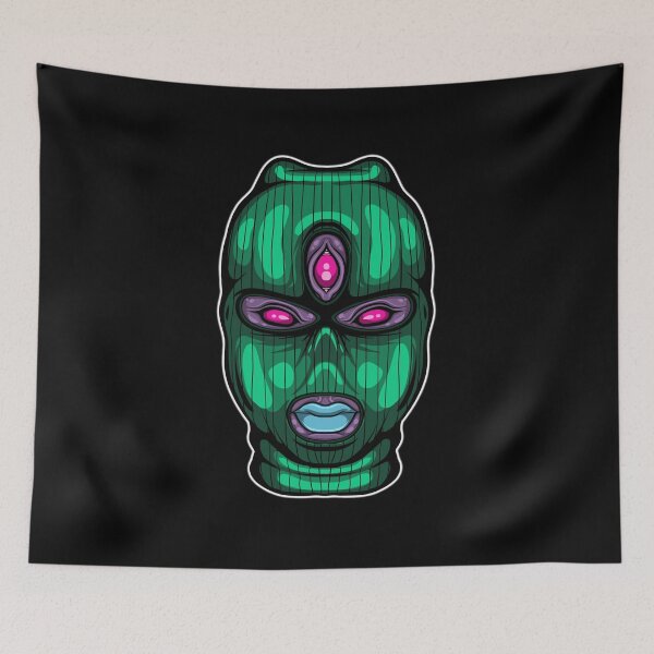 Item preview, green mask designed and sold by behold27.