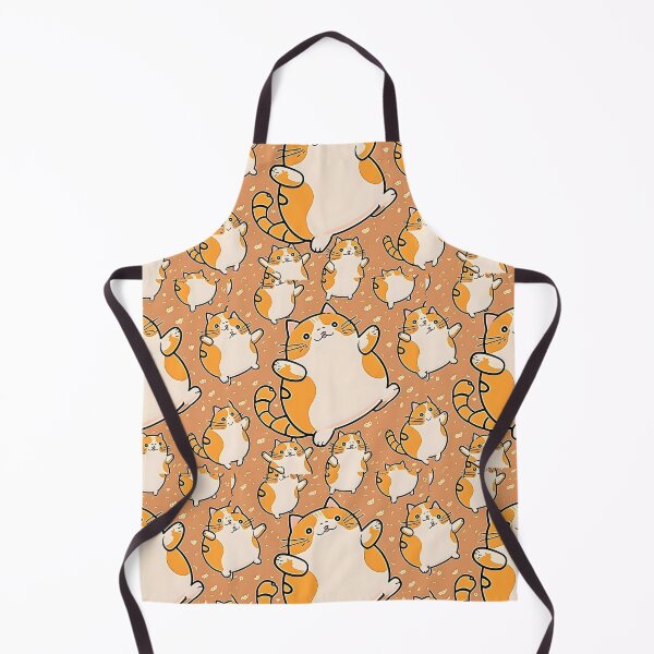 Item preview, Adorable Cat Artistry Seamless Pattern designed and sold by AlienSkinEyes.