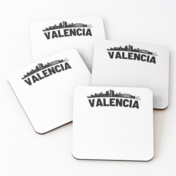 Item preview, Valencia skyline silhouette illustation designed and sold by DeluxBee.