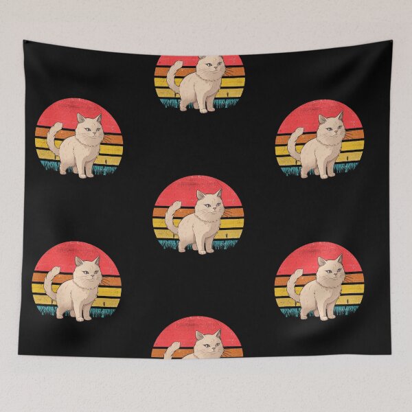 Item preview, Australian Mist Cat Vintage Retro Sunset designed and sold by rafaeltto.
