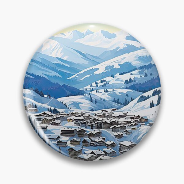 Item preview, Meribel Poster designed and sold by JenniferCruise.