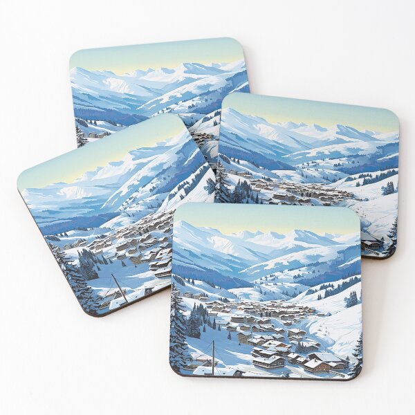 Item preview, Meribel Poster designed and sold by JenniferCruise.
