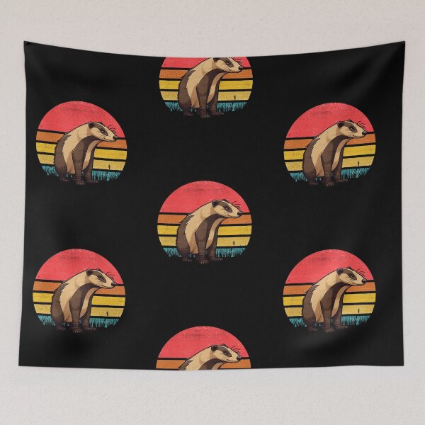 Item preview, Badger Vintage Retro Sunset designed and sold by rafaeltto.