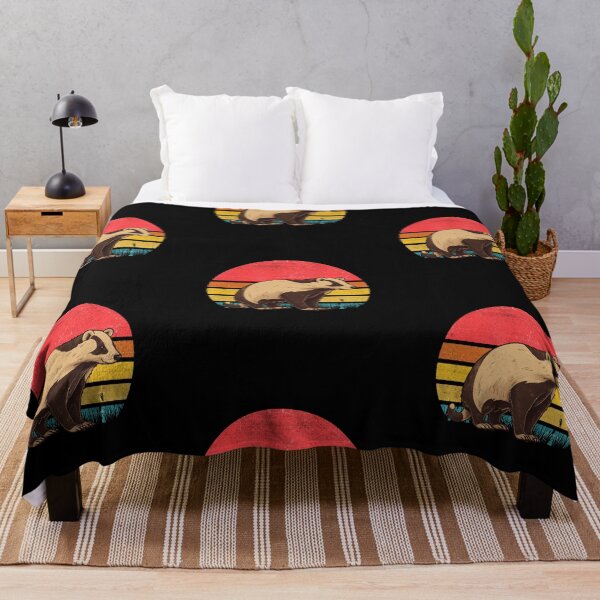 Item preview, Badger Vintage Retro Sunset designed and sold by rafaeltto.