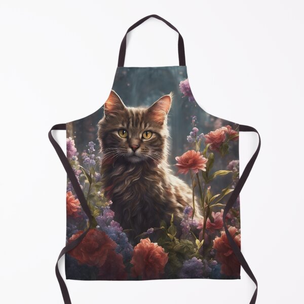Item preview, A kitten in the flowers designed and sold by Dani-68.