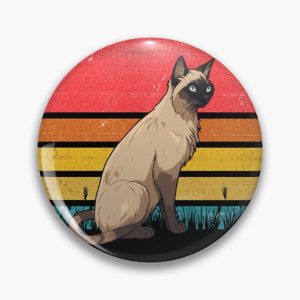 Item preview, Balinese Cat Vintage Retro Sunset designed and sold by rafaeltto.