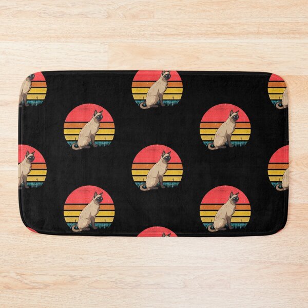 Item preview, Balinese Cat Vintage Retro Sunset designed and sold by rafaeltto.