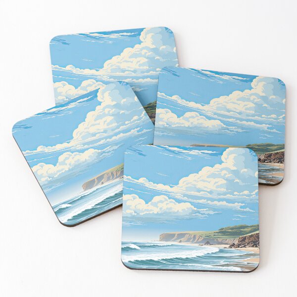 Item preview, Woolacombe Poster designed and sold by JenniferCruise.