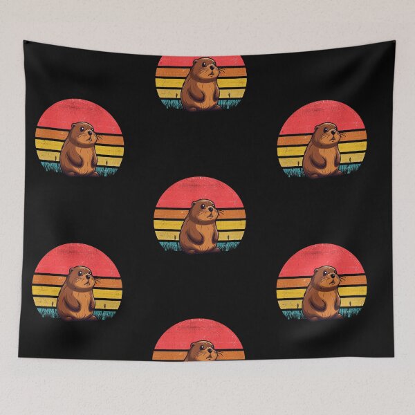 Item preview, Beaver Vintage Retro Sunset designed and sold by rafaeltto.