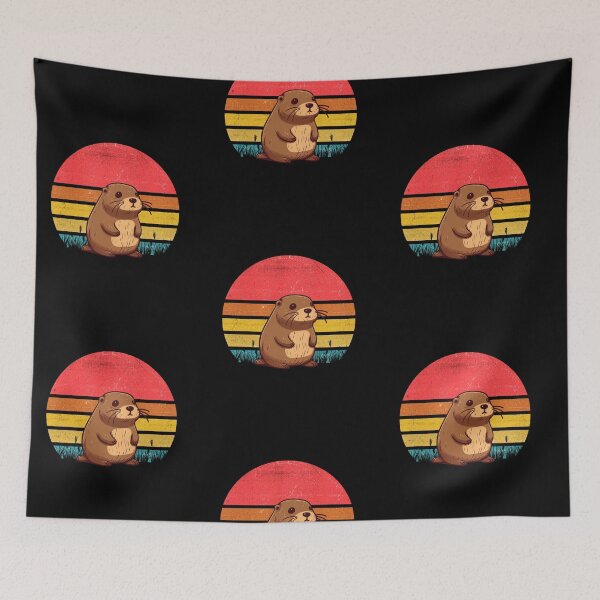 Item preview, Beaver Vintage Retro Sunset designed and sold by rafaeltto.