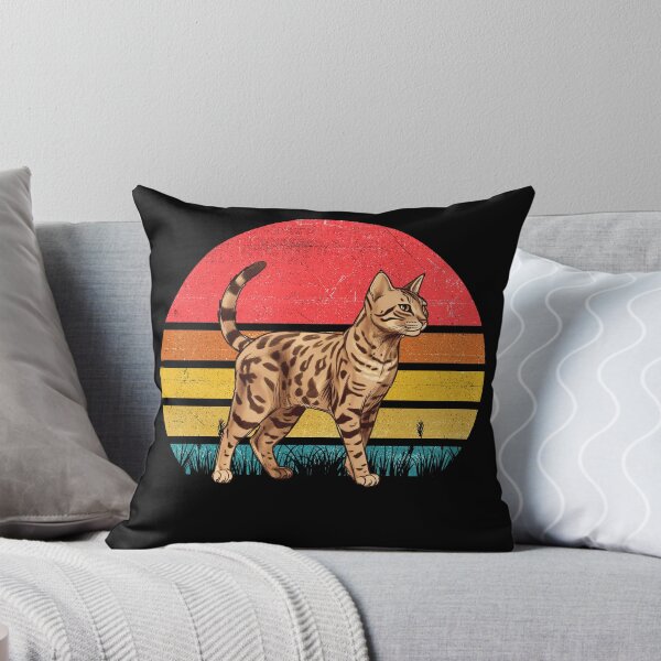 Item preview, Bengal Cat Vintage Retro Sunset designed and sold by rafaeltto.