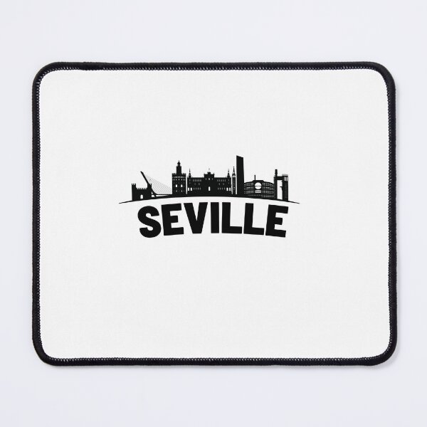 Item preview, seville skyline silhouette illustation designed and sold by DeluxBee.