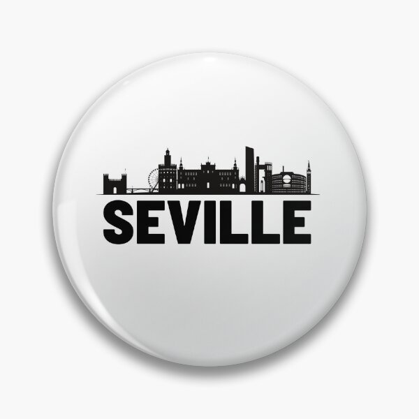 Item preview, seville skyline silhouette illustation designed and sold by DeluxBee.