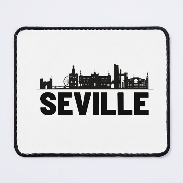 Item preview, seville skyline silhouette illustation designed and sold by DeluxBee.