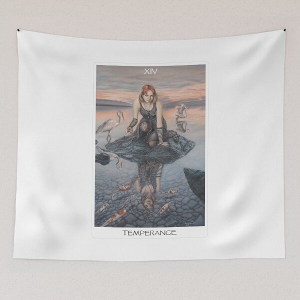 Item preview, Temperance Tarot Card - White designed and sold by Artbykayleighb.