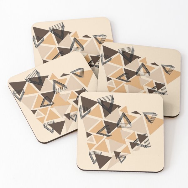 Item preview, Peach Pastel Triangles  designed and sold by Art Shimmers.