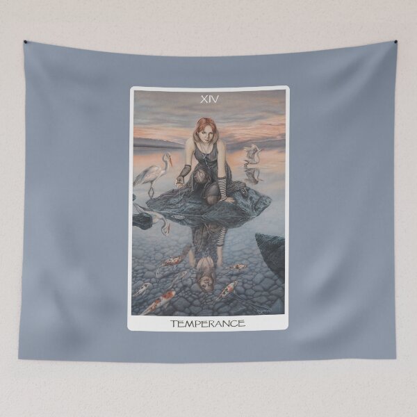 Item preview, Temperance Tarot Card designed and sold by Artbykayleighb.