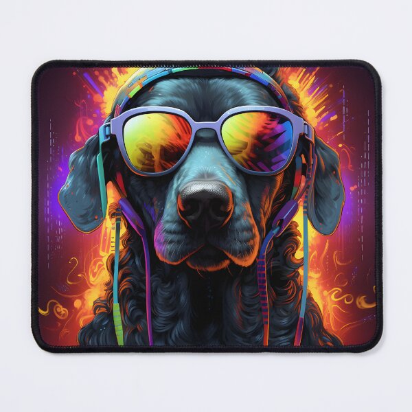 Item preview, A dog wearing headphones and glasses designed and sold by Nickyayee.