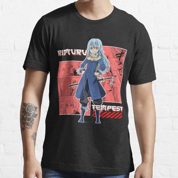 Anime Tensei Shitara Slime Datta Ken Rimuru Tvempest T Shirt Man