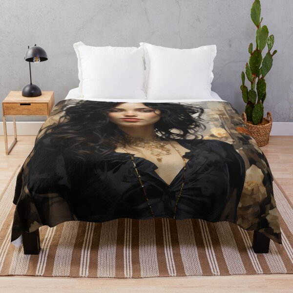 Item preview, Ebon Enchantment: A Gothic Portrait of Allure and Shadows designed and sold by oanaunciuleanu.