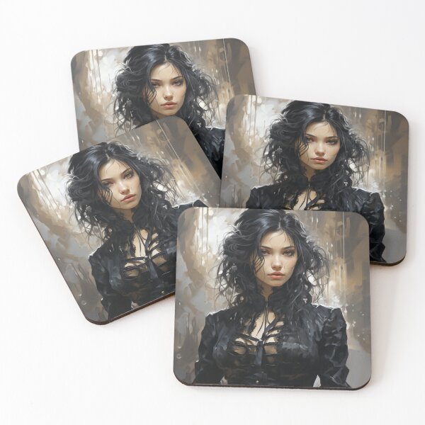 Item preview, Ebon Enchantment: A Gothic Portrait of Allure and Shadows designed and sold by oanaunciuleanu.