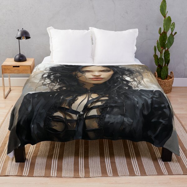 Item preview, Ebon Enchantment: A Gothic Portrait of Allure and Shadows designed and sold by oanaunciuleanu.