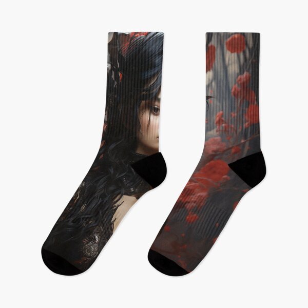 Item preview, Ebon Enchantment: A Gothic Portrait of Allure and Shadows designed and sold by oanaunciuleanu.