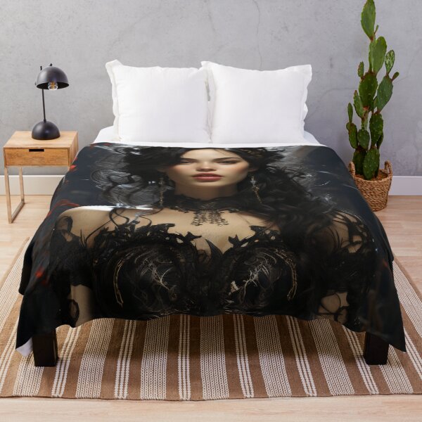Item preview, Ebon Enchantment: A Gothic Portrait of Allure and Shadows designed and sold by oanaunciuleanu.
