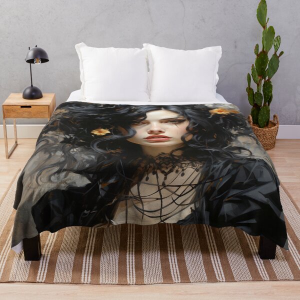 Item preview, Ebon Enchantment: A Gothic Portrait of Allure and Shadows designed and sold by oanaunciuleanu.