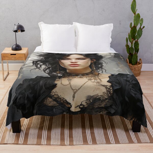 Item preview, Ebon Enchantment: A Gothic Portrait of Allure and Shadows designed and sold by oanaunciuleanu.