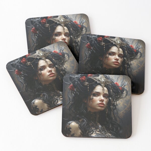 Item preview, Ebon Enchantment: A Gothic Portrait of Allure and Shadows designed and sold by oanaunciuleanu.