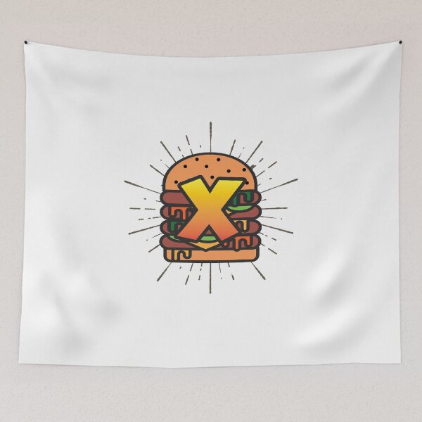 Item preview, Monogram X Juicy Cheeseburger designed and sold by simplymonogram.
