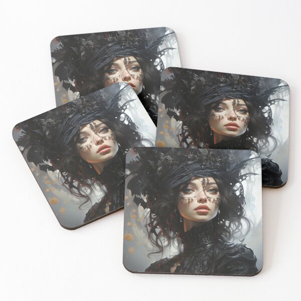 Item preview, Ebon Enchantment: A Gothic Portrait of Allure and Shadows designed and sold by oanaunciuleanu.
