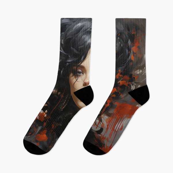Item preview, Ebon Enchantment: A Gothic Portrait of Allure and Shadows designed and sold by oanaunciuleanu.