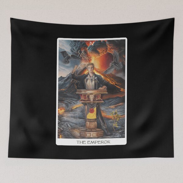 Item preview, The Emperor Tarot Card - Black designed and sold by Artbykayleighb.