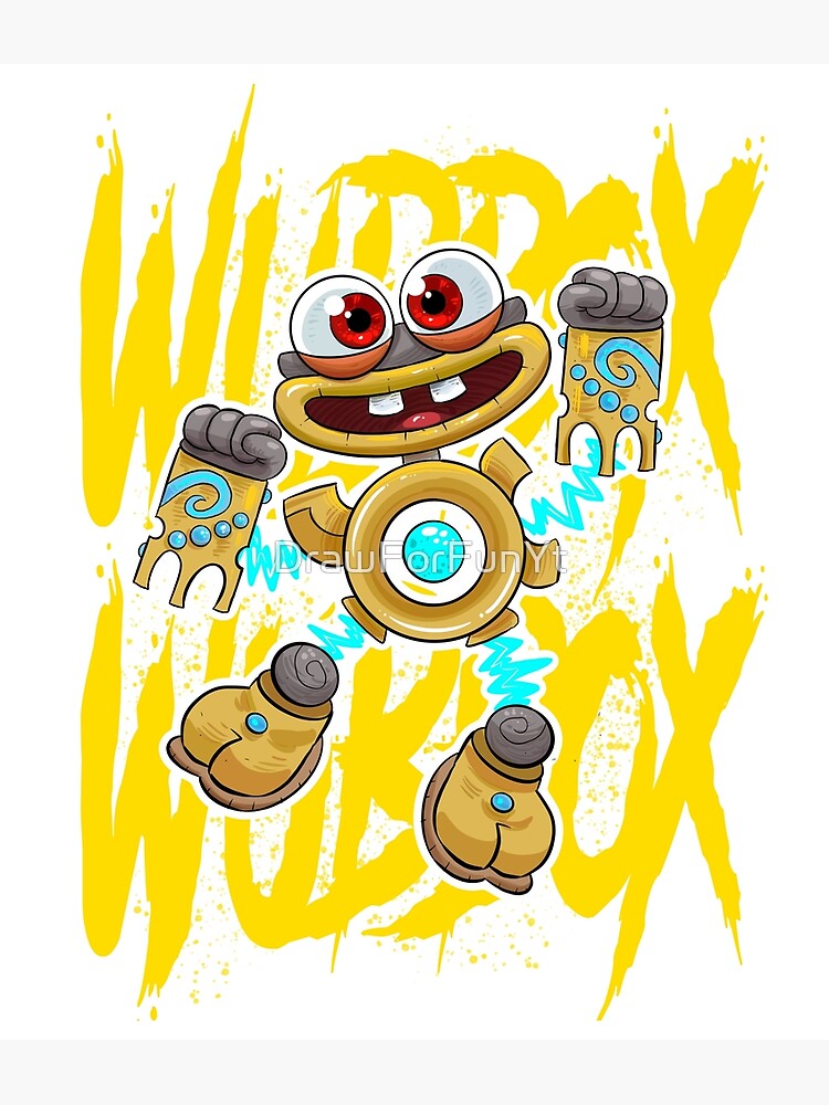 Wubbox My Singing Monsters Art Board Print for Sale by DrawForFunYt