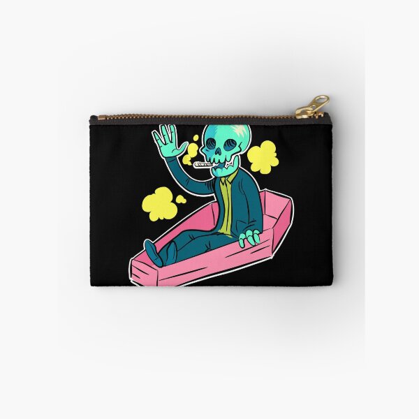 Item preview, Skeleton Smoking Weed In A Coffin (Large Version) designed and sold by DaFkApparel.