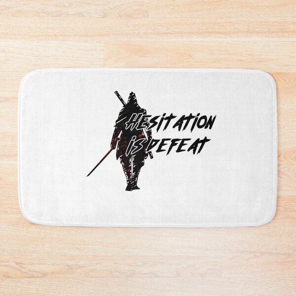 Item preview, hesitation is defeat shadow die twice quote designed and sold by therustyart.