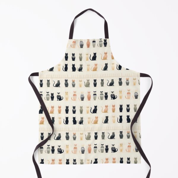 Item preview, Adorable Cat Artistry Seamless Pattern designed and sold by AlienSkinEyes.