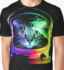Astronaute Chat T-shirt graphique