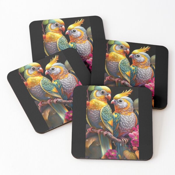 Item preview, Parrot couple Bird designed and sold by JayaNayak.