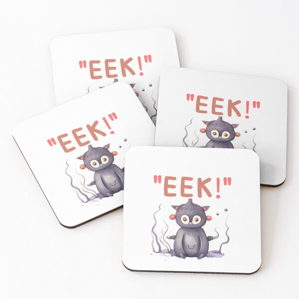 Item preview, Halloween EEK sad stickers designed and sold by sfwArt.