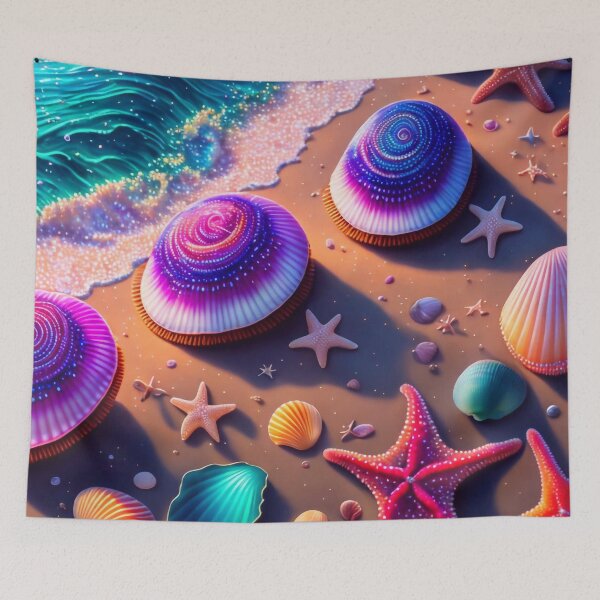 Item preview, Colorful seashells designed and sold by M-Y-A-R-T-.