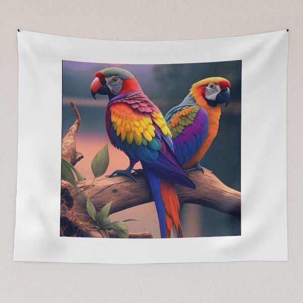 Item preview, Parrot couple Bird designed and sold by JayaNayak.